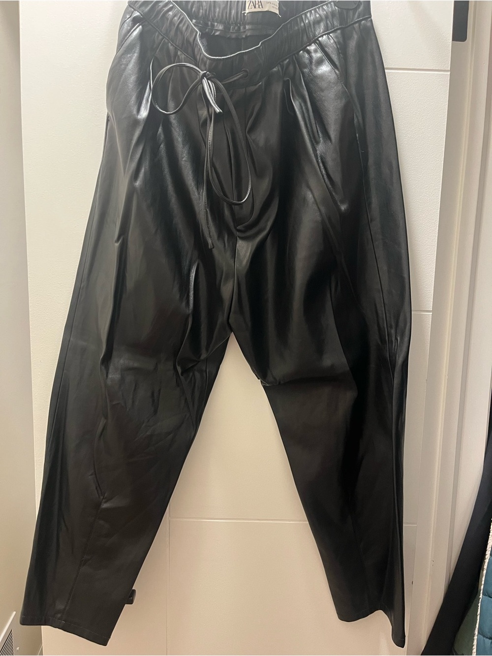 Zara faux leather pants